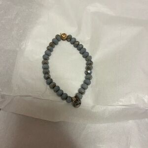 Ermish Gray Beaded Bracelet
